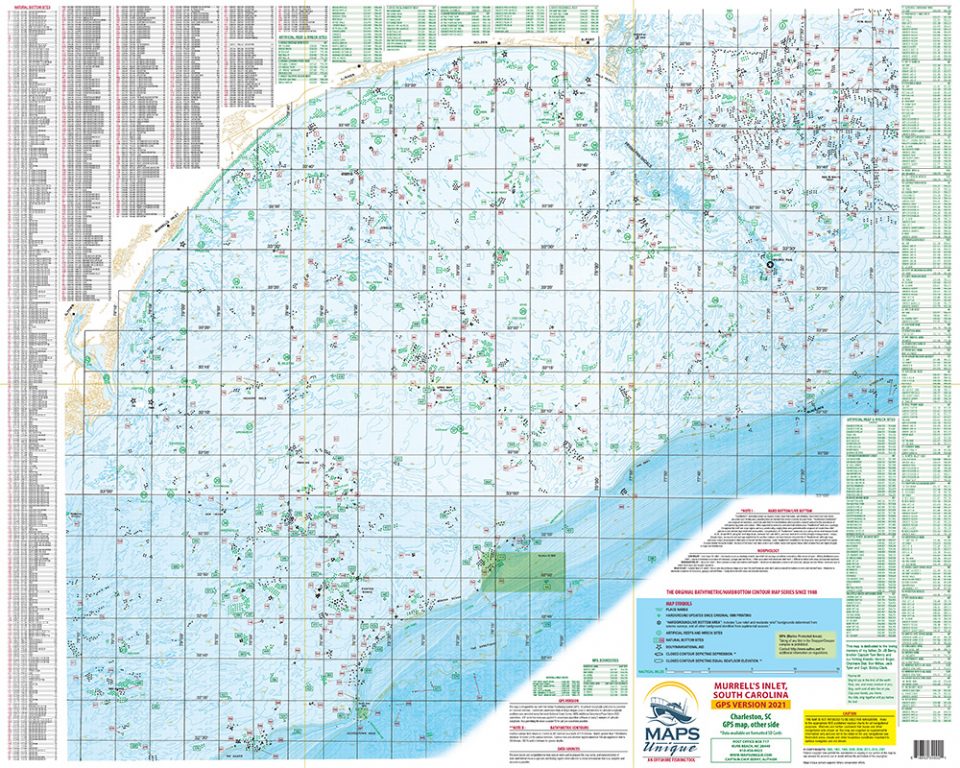 Murrells Inlet Fishing Maps - Maps Unique