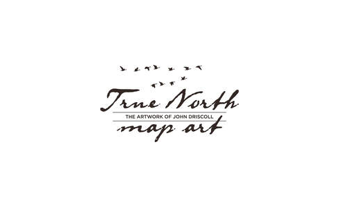 True North Map Art